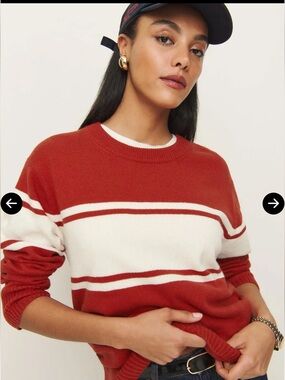 Reformation fields cashmere blend sweater